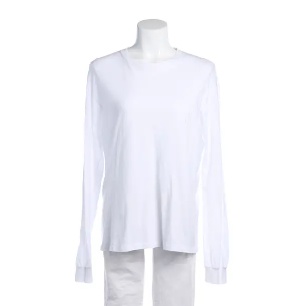 Longsleeve in Weiß, Baumwolle, Auralee