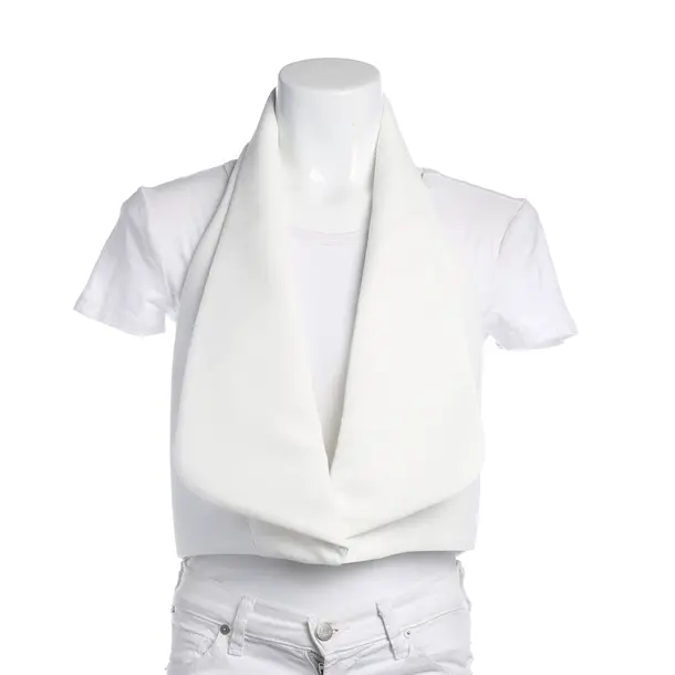 Top in Weiß, Polyester, Mônot