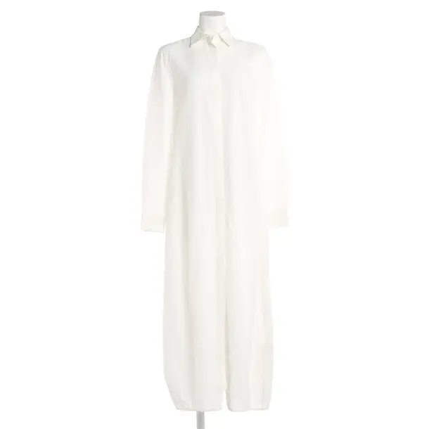 Dress, in White, Silk, Totême