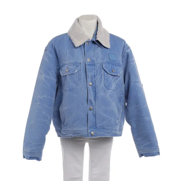 Mid-Season Jacket in Blue, Cotton, Acne Studios