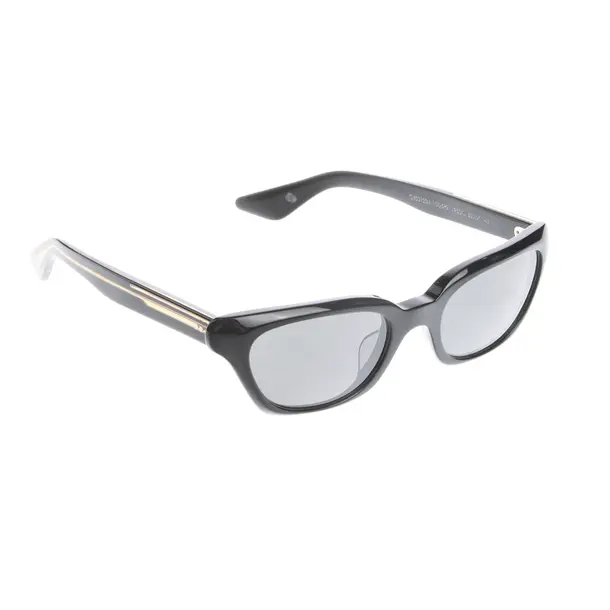 Sonnenbrille in Schwarz, Kunststoff, Khaite