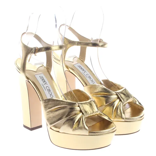 Sandaletten in Metallic, , Jimmy Choo