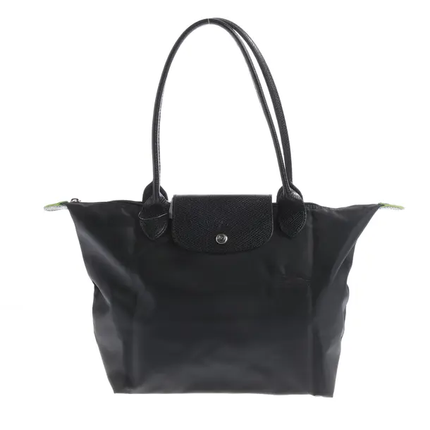 Shoulder Bag in Black, Cotton, Longchamp