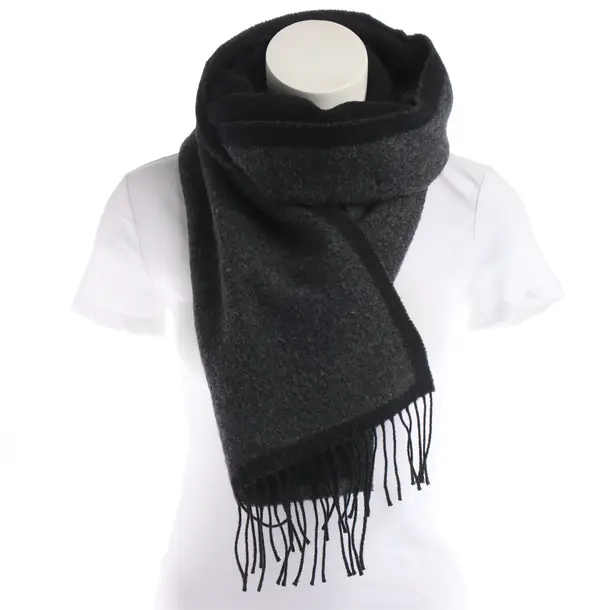 Scarf in Gray, Wool, Jil Sander