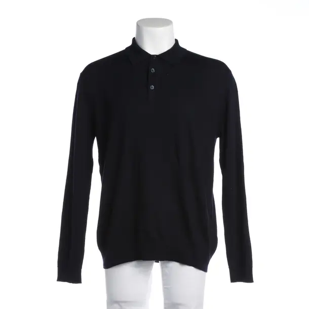 Jumper, in Navy, Wool, Falke