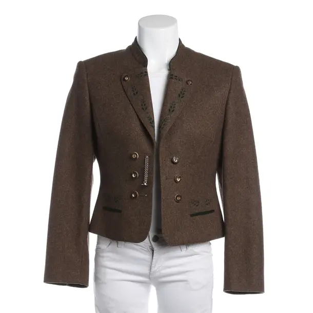 Blazer in Braun, Wolle, Lodenfrey