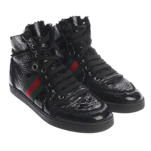 High-Top Sneakers in Black, , Gucci