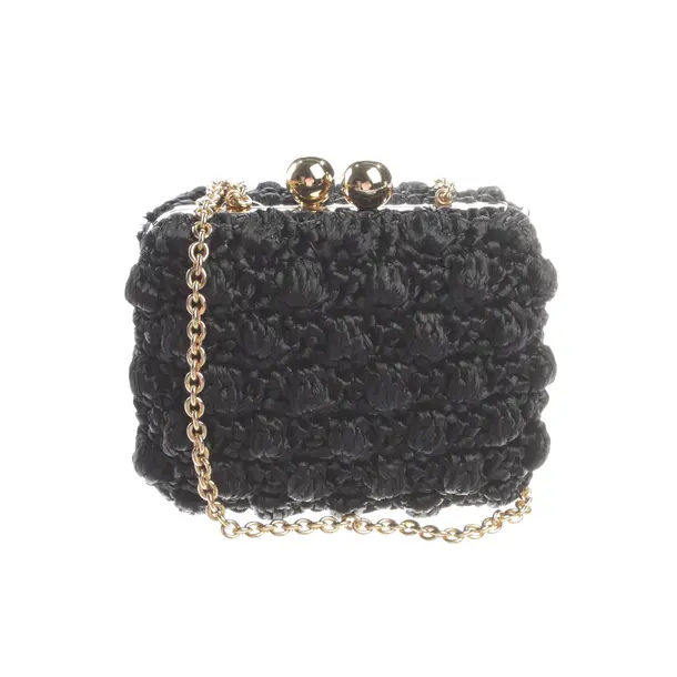 Evening Bag, in Black, Cotton, Dolce & Gabbana