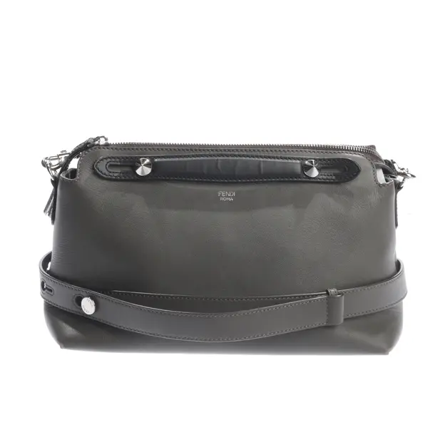 Handtasche in Grau, Leder, Fendi