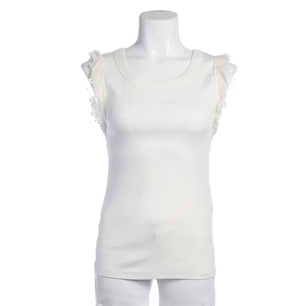Top, in White, Cotton, Marc Cain