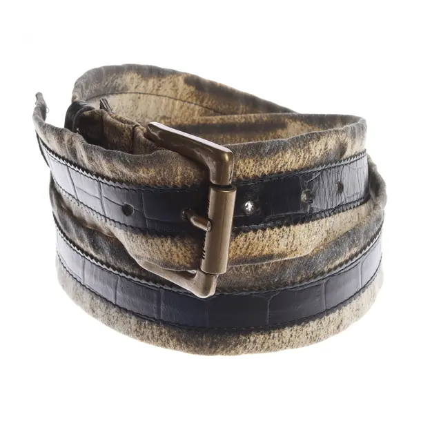 Belt in White, Cotton, Roberto Cavalli