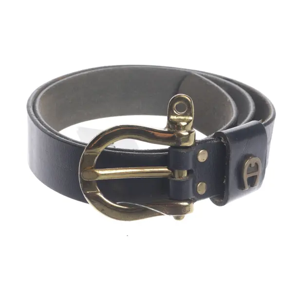 Gürtel in Schwarz, Leder, Aigner