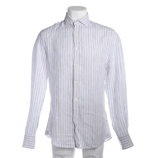 Shirt, in Multicolored, Linen, Brunello Cucinelli