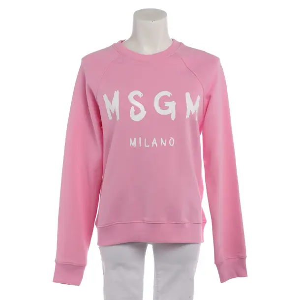 Sweatshirt in Rosa, Baumwolle, MSGM