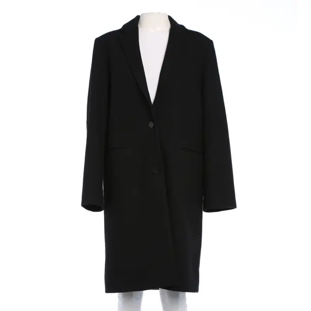 Mid-Season Coat in Black, Wool, Closed