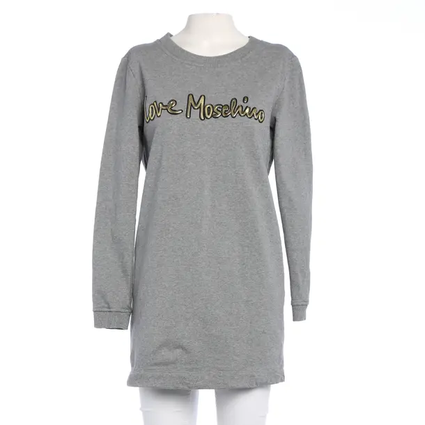 Sweatshirt in Grau, Baumwolle, Love Moschino