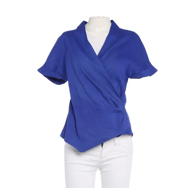 Blouse in Blue, Linen, Marc Cain