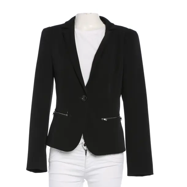 Blazer in Black, Microfiber, Marc Cain