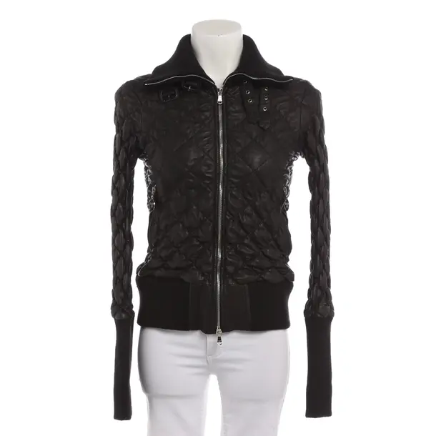 LeatherJacket in Black, Leather, Patrizia Pepe