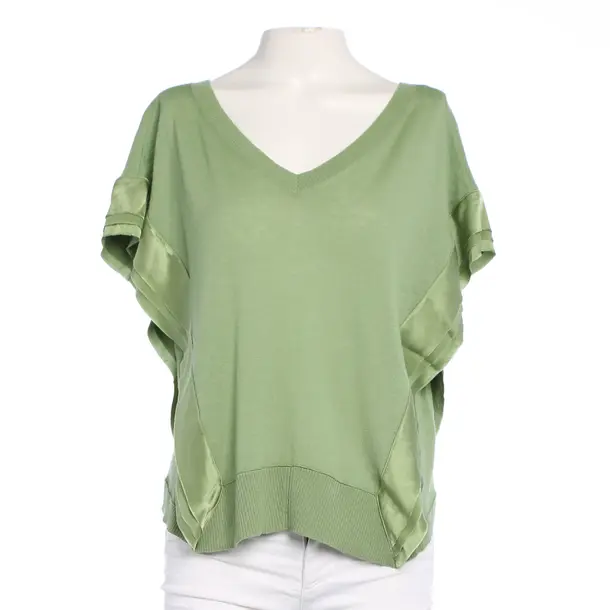 Blouse in Green, Wool, Dorothee Schumacher