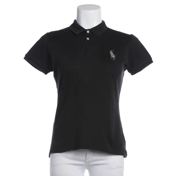 Polo Shirt in Black, Cotton, Ralph Lauren Black Label