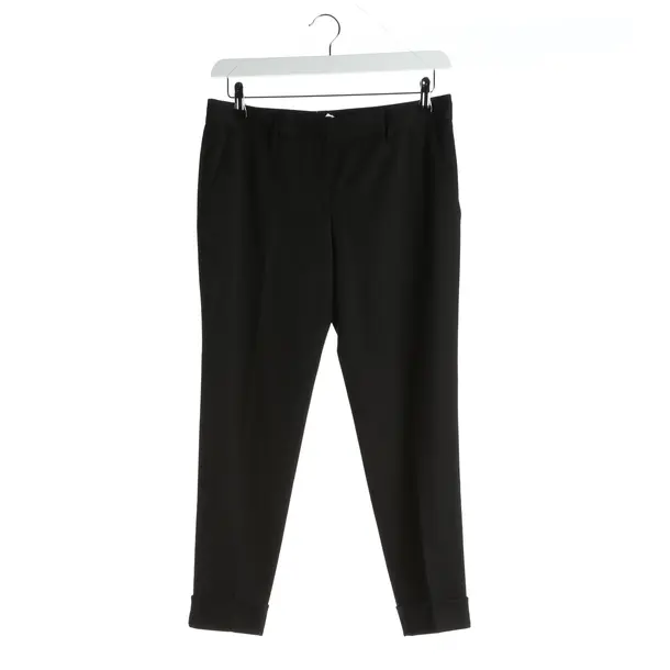 Hose in Schwarz, Wolle, Prada