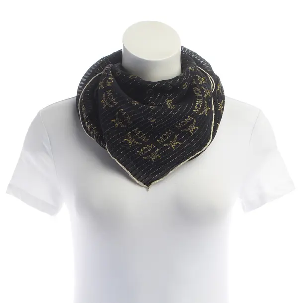 Shawl in Black, Silk, MCM