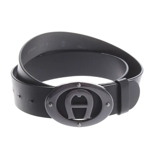 Belt in Black, Leather, Aigner