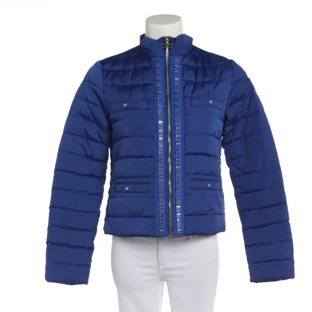 Mid-Season Jacket in Blue, Polyester, Elisabetta Franchi