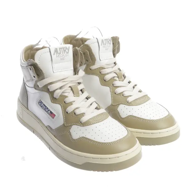 High-Top Sneakers in White, , Autry