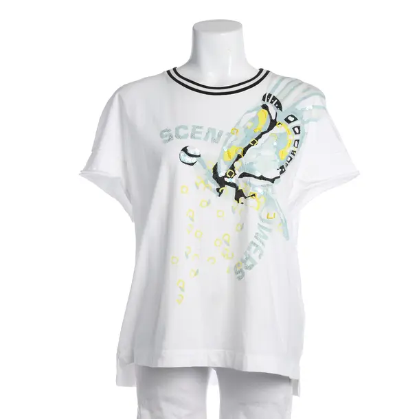 Shirt in Weiß, Baumwolle, Marc Cain Sports