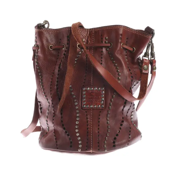 Shoulder Bag, in Brown, Leather, Campomaggi