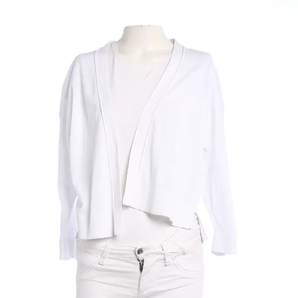 Cardigan, in White, Linen, Marc Cain Sports