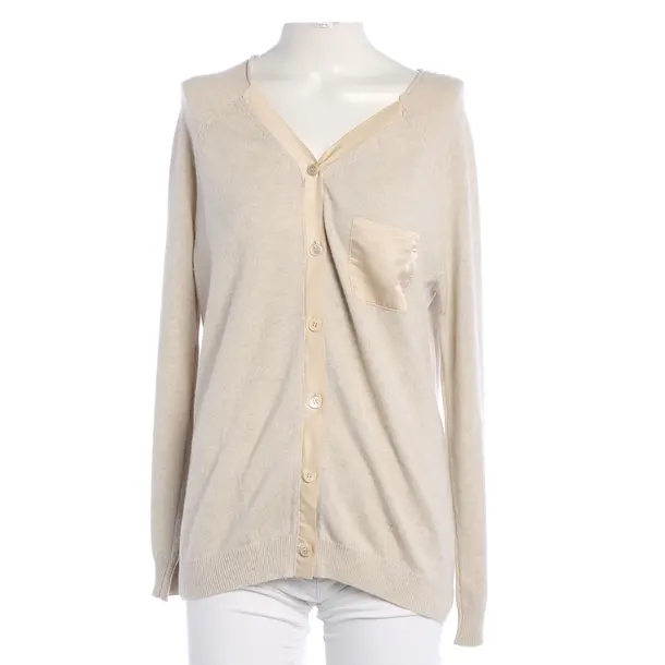 Cardigan, in Beige, Cachemire, Alludere
