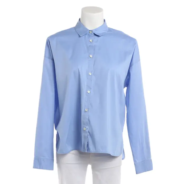 Bluse, in Blau, Baumwolle, Soluzione