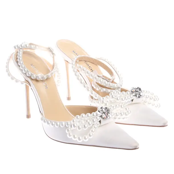 Slingbacks, in White, Mach & Mach