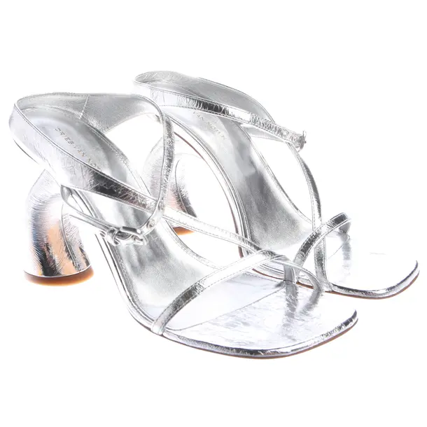 Sandali, in argento, Dries van Noten