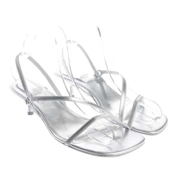 Heeled Sandals, in Silver, Jonathan Simkhai