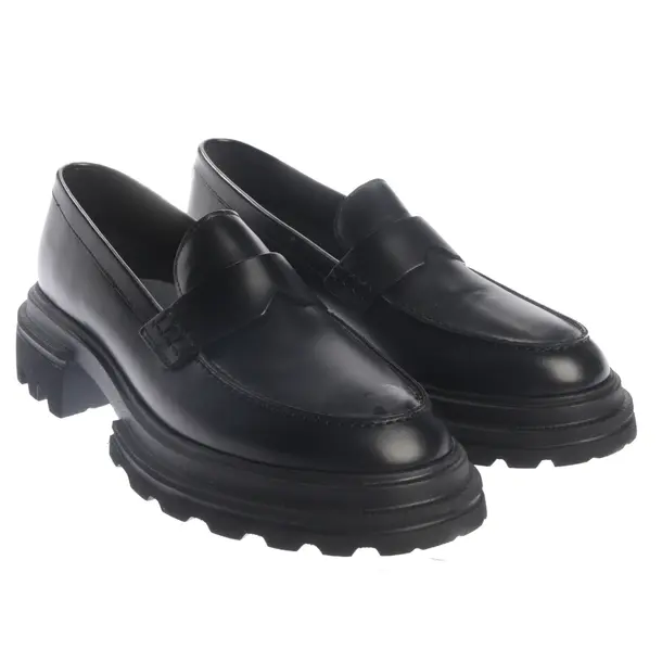 Loafers, in Black, Hogan