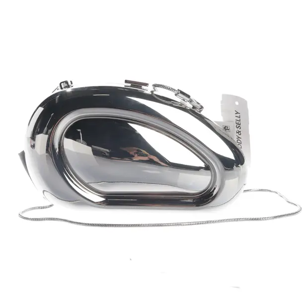 Evening Bag, in Silver, Metal (metallic, metallized), Jonathan Simkhai