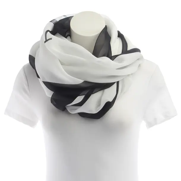 Shawl, in Black, Silk, Balmain