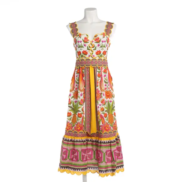 Dress, in Multicolored, Linen, Farm Rio