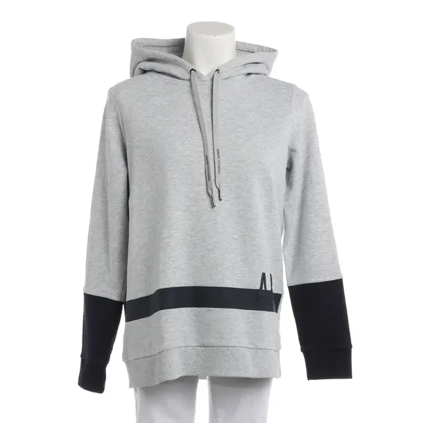 Hoodie, in Grau, Baumwolle, Armani Exchange