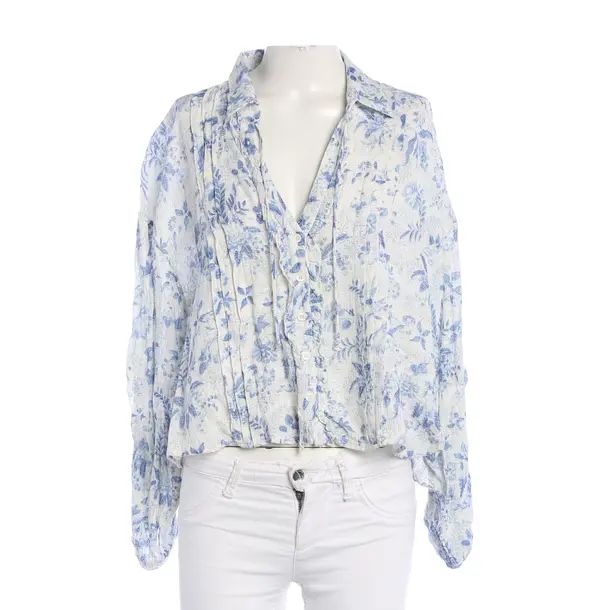 Blouse, in White, Cotton, High Use