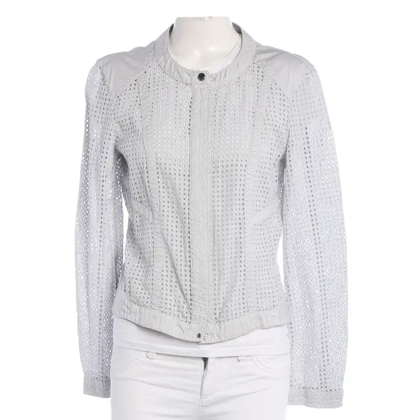 Summer Jacket, in Light Gray, Cotton, Marc Cain Sports