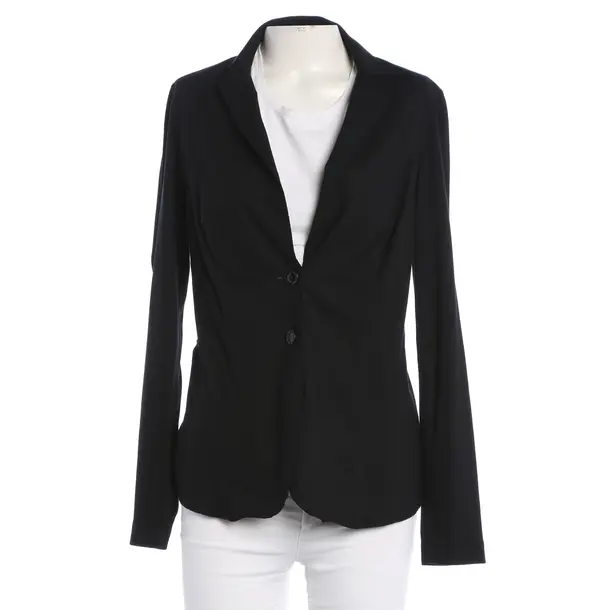 Blazer, in Black, Cotton, Marc Cain