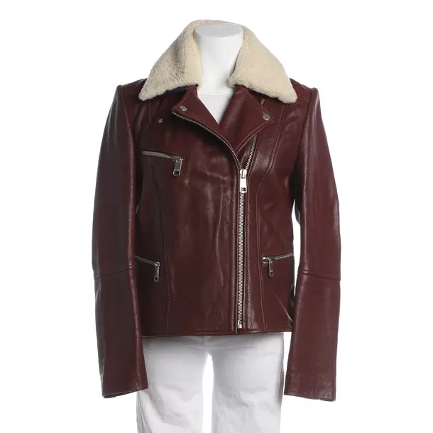 Lederjacke, in Bordeaux, Leder, Tommy Hilfiger