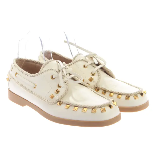 Loafers, in Beige, Valentino