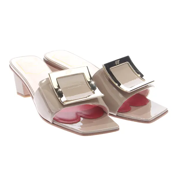 Sandaletten, in Hellbraun, Roger Vivier