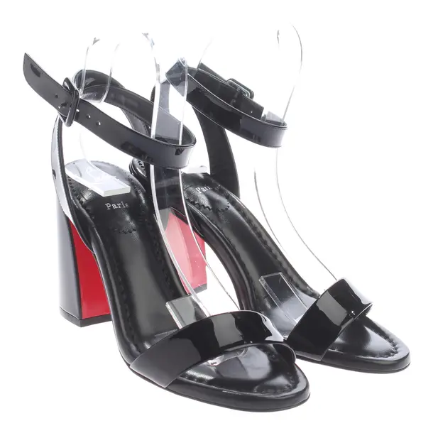 Heeled Sandals, in Black, Christian Louboutin